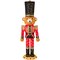 Christmas Nutcracker Bear 5ft Pop Up Lighted Large Holiday Decoration w/150 Twinkling LED lights for Outdoor, Indoor